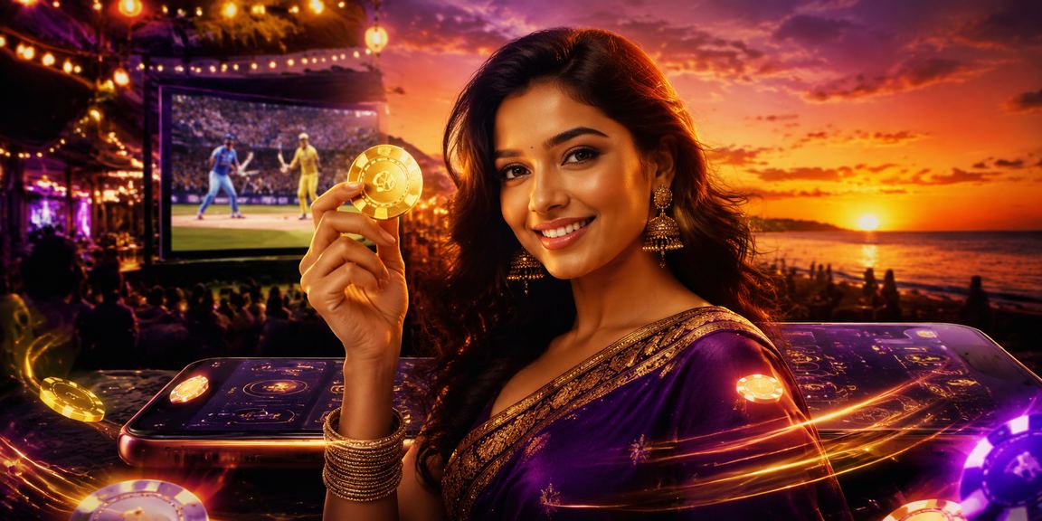 Mobile user playing casino slots at night in Chennai
