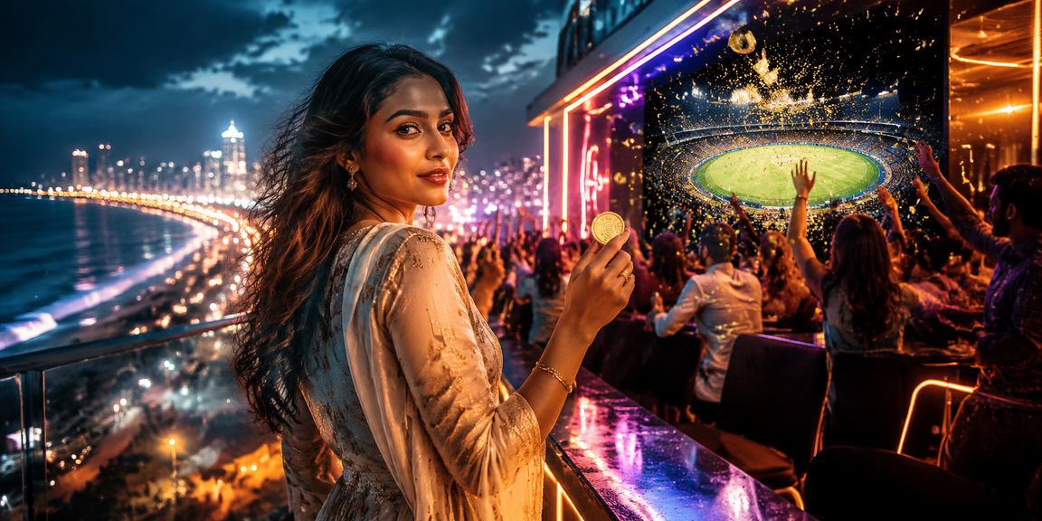 Indian cricket betting with traditional kurti